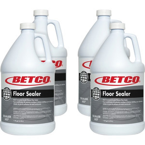 Betco Acrylic Polymer Floor Sealer - 128 fl oz (4 quart) - Characteristic Scent - Durable, Detergent Resistant, Non-yellowing, Non-powdering, Water Based, Long Lasting - Clear, Milky White Product Image 