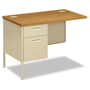 HON Metro Classic Series Workstation Return, Left, 42w x 24d x 29.5h, Harvest/Putty (HONP3236LCL) View Product Image