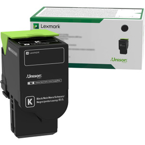 Lexmark 78C00KG Return Program Toner, 2,000 Page-Yield, Black Product Image 