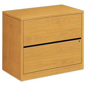 HON 10500 Series Lateral File, 2 Legal/Letter-Size File Drawers, Harvest, 36" x 20" x 29.5" (HON10563CC) View Product Image