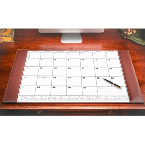 Dacasso Rustic Leather Calendar Desk Pad - Rectangular - DACP3250 Product Image 