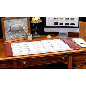 Dacasso Leather Calendar Desk Pad - Rectangular - 34" Width - DACP3050 Product Image 