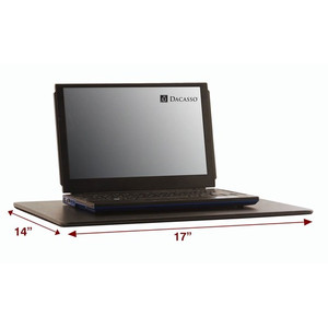 Dacasso Leatherette Lap Desk Pad - Black - DACP1053 Product Image 