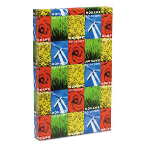 Mohawk Color Copy Recycled Paper, 94 Bright, 28 lb Bond Weight, 11 x 17, PC White, 500/Ream (MOW54302) View Product Image