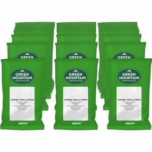 Green Mountain Coffee Roasters Caramel Vanilla Cream Coffee - Light - 2.2 oz - Caramel Vanilla Cream, Brown Sugar, Buttery Caramel, Creamy Vanilla - Kosher Product Image 