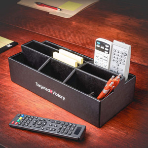 Dacasso Leatherette Remote Control Organizer - 9 Compartment(s) - DACA1395 Product Image 