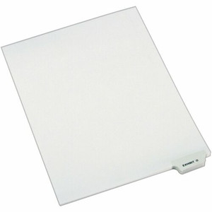 Avery Individual Bottom Tab Legal Dividers - 25 x Divider(s) - Bottom Tab(s) - Exhibit O - 1 Tab(s)/Set - 8.5" Divider Width x 11" Divider Length Product Image 