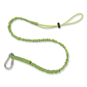 Ergodyne 3101 Stainless Single Carabiner Tool Lanyard - 15lbs - 15 lb Load Capacity - Carabiner Attachment - EGO19017 Product Image 