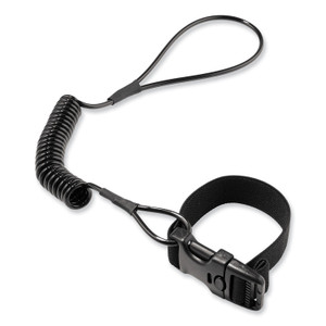 Ergodyne 3157 Coil Tool Lanyard with Buckle - 2lbs / 0.9kg - 1.98 lb Load Capacity - EGO19156 Product Image 