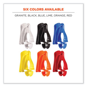 Ergodyne 3405 Glove Clip - Belt Clip Mount - 4" Length x 2" Width - for Gloves, Personal Protective Equipment (PPE), Towel, Warehouse, Food Processing Plant, Retail Worker, Home Project, Hiking, Hunting, Mitten, Key, ... - EGO19122 Product Image 