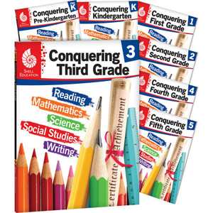 Shell Education Conquering Home/Classwork Book Set Printed Book - Book - Grade 4-5 - SHL100712 Product Image 