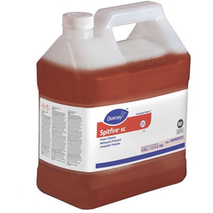 Diversey Spitfire SC Power Cleaner - Ready-To-Use - 192 fl oz (6 quart) - Fresh Pine Scent - Rinse-free, Residue-free, Streak-free - Red Product Image 