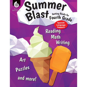 Shell Education Summer Blast Spanish Workbook Printed Book - Book - Grade 3-4 - SHL86129 Product Image 
