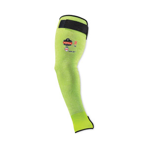 Ergodyne ProFlex 7941 Cut-Resistant Protective Arm Sleeve Pair - 5.25" Length - Lime - EGO17949 Product Image 