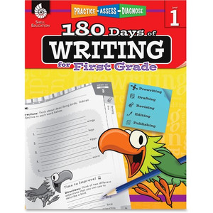 Shell Education 1st Grade 180 Days of Writing Book Printed Book - 216 Pages - Shell Educational Publishing Publication - SHL51524 Product Image 