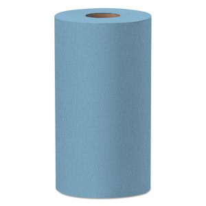 WypAll General Clean X60 Cloths, Small Roll, 9.8 x 13.4, Blue, 130/Roll, 12 Rolls/Carton (KCC35411) View Product Image