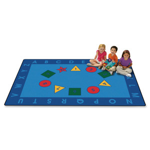Carpets for Kids KID$Value Rugs Early Learning Rug - 12 ft Length x 96" Width - CPT9682 Product Image 