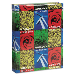 Mohawk Color Copy 98 Paper and Cover Stock, 98 Bright, 80 lb Cover Weight, 8.5 x 11, 250/Pack (MOW12214) View Product Image