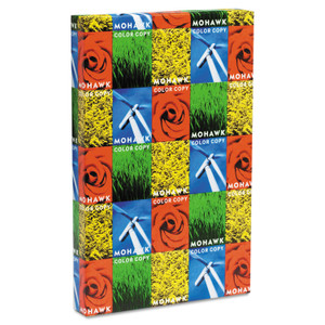 Mohawk Color Copy 98 Paper and Cover Stock, 98 Bright, 80 lb Cover Weight, 11 x 17, 250/Pack (MOW12215) View Product Image