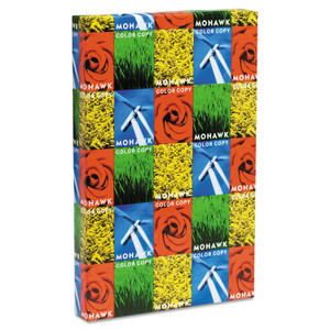 Mohawk Color Copy 98 Paper and Cover Stock, 98 Bright, 80 lb Cover Weight, 18 x 12, 250/Pack (MOW12216) View Product Image