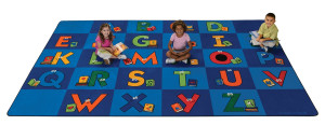 Carpets for Kids Premium Reading Letters Library Rug - 13.33 ft Length x 100" Width - CPT6234 Product Image 