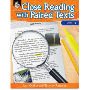 Shell Education Education Close Reading Level 3 Guide Printed Book by Lori Oczkus, M.A, Timothy Rasinski, Ph.D. - 128 Pages - Shell Educational Publishing Publication - SHL51359 Product Image 