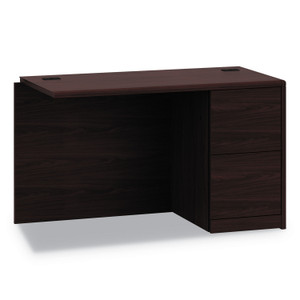 HON 10700 Series Full Right Pedestal Return, 48w x 24d x 29.5h, Mahogany (HON10711RNN) View Product Image