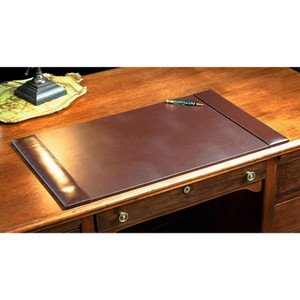 Dacasso Bonded Leather Side-Rail Desk Pad - Rectangular - 30" Width x 18" Depth - DACP3603 Product Image 