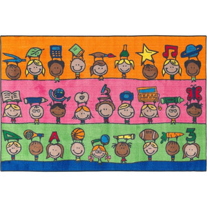 Flagship Carpets Easy Care Fun At School Rug - Floor Rug - FCICE19016W Product Image 