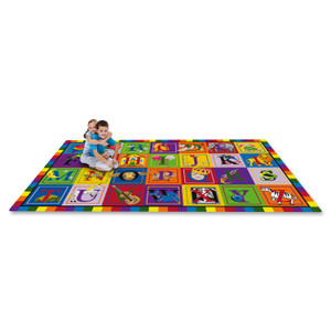 Flagship Carpets ABC Blocks Alphabet Rug - 12 ft Length x 90" Width - FCIFE11144A Product Image 
