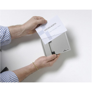 DURABLE Aluminum/Acrylic Information Sign Panel - 6.1" Width x 6.1" Height - Wall Mountable - DBL480223 Product Image 