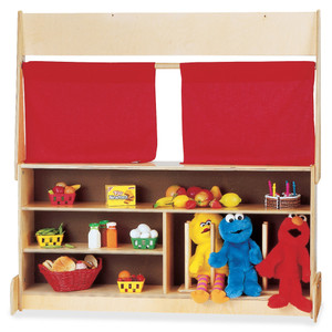 Jonti-Craft Imagination Station Curtains - Accessory For Puppet Stand - JNT0723JC Product Image 