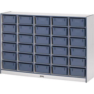 Rainbow Accents Rainbow Accents Cubbie Mobile Storage - 30 Compartment(s) - 42" Height x 60" Width x 15" Depth - JNT4030JCWW003 Product Image 