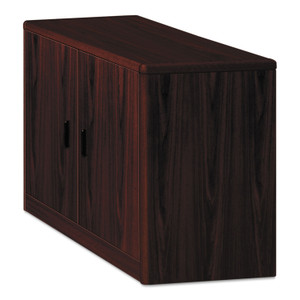 HON 10700 Series Locking Storage Cabinet, 36w x 20d x 29.5h, Mahogany (HON107291NN) View Product Image