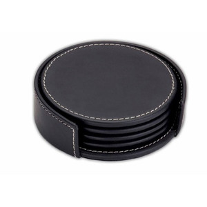 Dacasso Coaster Set with Holder - 4 Coaster - Circle - DACA1245 Product Image 