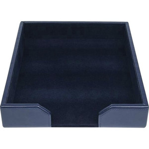 Dacasso Desk Tray with Lid - Blue - DACA5001 Product Image 