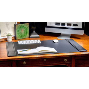 Dacasso Crocodile Embossed Leather Side-Rail Desk Pad - 20" Width - Leather - DACP2201 Product Image 