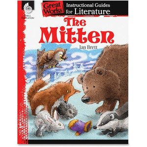 Shell Education Education The Mitten Instructional Guide Printed Book by Jan Brett - 72 Pages - (SHL40004) Product Image 