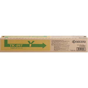 Kyocera Original Laser Toner Cartridge - Yellow - KYOTK897Y Product Image 