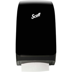 Scott Scott Scottfold Folded Towel Dispenser - 18.8" Height x 10.7" Width x 5.5" Depth - Black - KCC39711 Product Image 