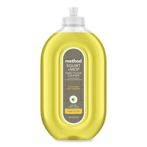 Method Squirt + Mop Hard Floor Cleaner, 25 oz Spray Bottle, Lemon Ginger, 6/Carton View Product Image
