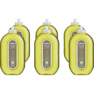 Method Squirt + Mop Hard Floor Cleaner - Ready-To-Use - 25 fl oz (0.8 quart) - Lemon Ginger Scent - Non-toxic, Deodorize, Triclosan-free, No-wax - Lemon Product Image 