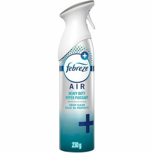 Febreze Air Freshener Spray - Spray - 8.8 fl oz (0.3 quart) - Crisp Clean - Odor Neutralizer, VOC-free, Heavy Duty - (PGC96257) Product Image 