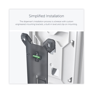 Kimberly-Clark Professional ICON Standard Roll Vertical Toilet Paper Dispenser - Coreless - 2 x Roll - KCC58741 Product Image 