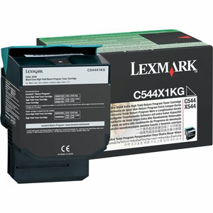 Lexmark Original Laser Toner Cartridge - Black - 1 Each - (LEXC544X1KG) Product Image 