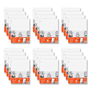 Roaring Spring Whitelines Engineering Pad - 80 Sheets - 160 Pages - Printed - Glued - Both Side Ruling Surface - 3 Hole(s) - ROA17030CS Product Image 