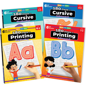 Shell Education 180 Days of Printing: Advanced Printed Book - Book - Grade 1-2 - SHL130194 Product Image 