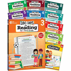 Shell Education 180 Days of Reading for First Grade, 2nd Edition Printed Book - Grade 1 - SHL135043 Product Image 