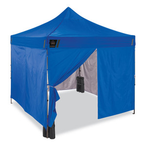 Ergodyne 6053 Heavy-Duty Pop-Up Tent Kits - Canopy StyleBlue - Polyester, Acrylonitrile Butadiene Styrene (ABS), Polyurethane, Polyester Fabric - EGO12977 Product Image 
