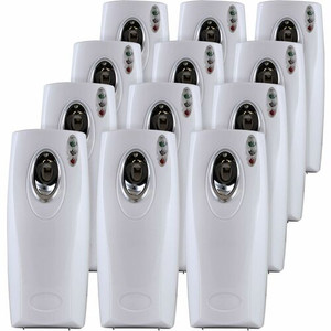 Claire Metered Air Freshener Dispenser - 0.13 Hour, 0.25 Hour, 0.50 Hour - Wall - 2 x C Battery - 12 / Carton Product Image 